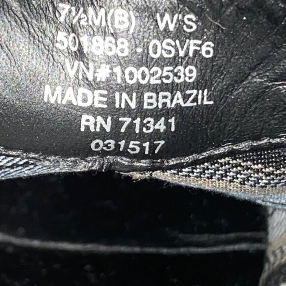 L.L. Bean Womens Black Leather ankle boots preppy neutral Slip-On Shoes Size 7.5 - Picture 10 of 10